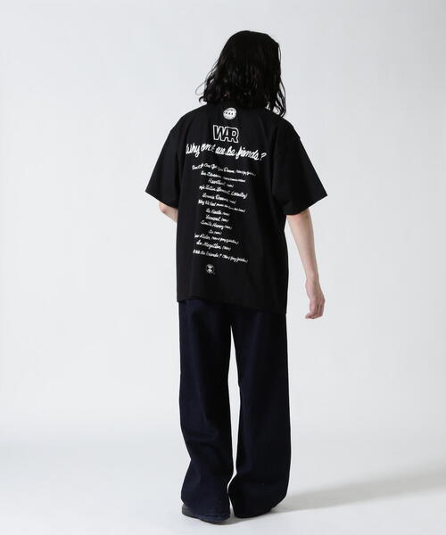 CITY COUNTRY CITY(シティーカントリーシティー)の「CITY COUNTRY CITY /シティーカントリーシティー /WHY CAN‘T WE BE FRIENDS? 002(Tシャツ/カットソー・メンズ・ブラック/ホワイト・M/L/XL)」の8枚目の写真