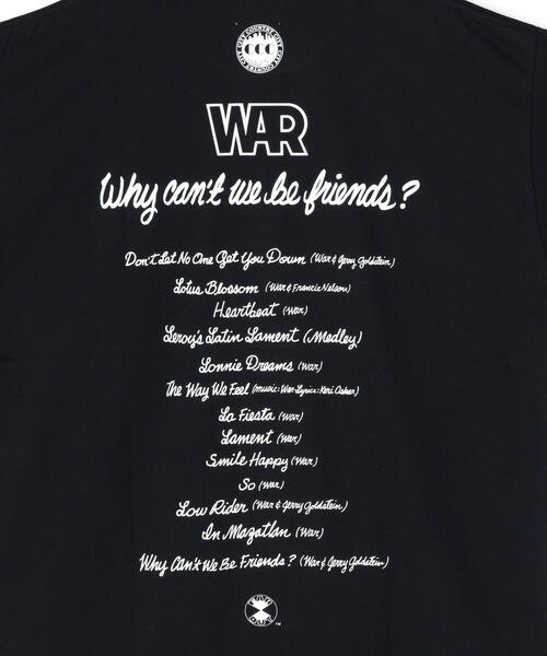 CITY COUNTRY CITY(シティーカントリーシティー)の「CITY COUNTRY CITY /シティーカントリーシティー /WHY CAN‘T WE BE FRIENDS? 002(Tシャツ/カットソー・メンズ・ブラック/ホワイト・M/L/XL)」の10枚目の写真