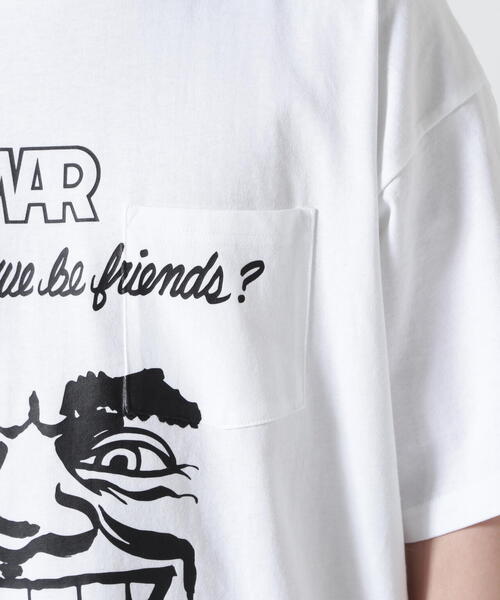 CITY COUNTRY CITY(シティーカントリーシティー)の「CITY COUNTRY CITY /シティーカントリーシティー /WHY CAN‘T WE BE FRIENDS? 002(Tシャツ/カットソー・メンズ・ブラック/ホワイト・M/L/XL)」の19枚目の写真