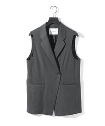 MIDIUMISOLID for Ladies ウエストシェイプテーラードジレ
