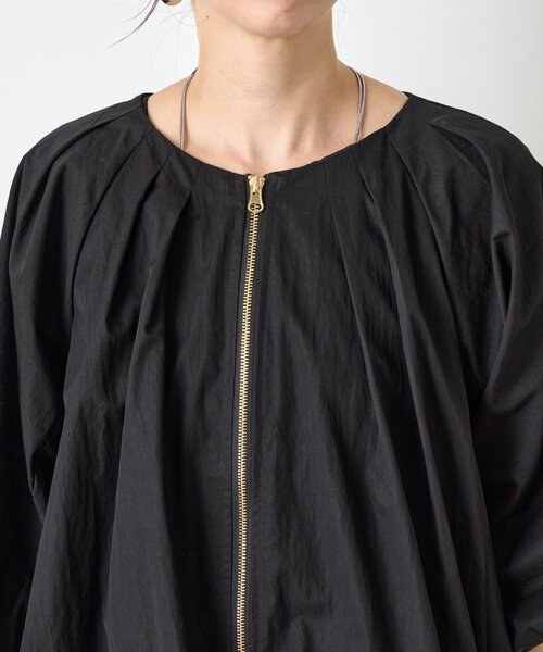 Jena espace merveilleux（ジェナ　エスパスメルヴェイユ）の「タックバルーンジャケット（ベスト・レディース・ベージュ/ブラック・FREE）」の19枚目の写真