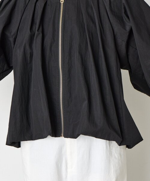 Jena espace merveilleux（ジェナ　エスパスメルヴェイユ）の「タックバルーンジャケット（ベスト・レディース・ベージュ/ブラック・FREE）」の22枚目の写真