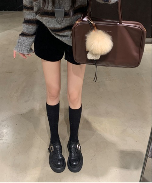 NiiNa(ニーナ)の「【 NiiNa / ニーナ 】本革厚底ワンストラップレザーシューズ(その他シューズ・レディース・ブラック/ブラウン・37/36/38/35)」の7枚目の写真
