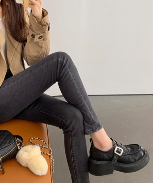 NiiNa(ニーナ)の「【 NiiNa / ニーナ 】本革厚底ワンストラップレザーシューズ(その他シューズ・レディース・ブラック/ブラウン・37/36/38/35)」の13枚目の写真