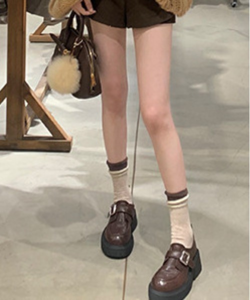 NiiNa(ニーナ)の「【 NiiNa / ニーナ 】本革厚底ワンストラップレザーシューズ(その他シューズ・レディース・ブラック/ブラウン・37/36/38/35)」の22枚目の写真