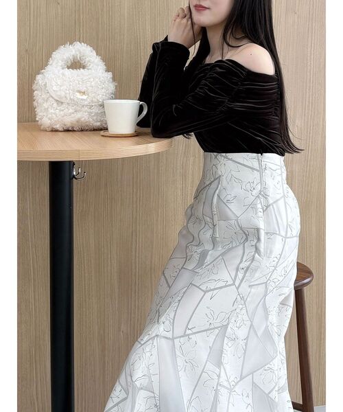 MERCURYDUO(マーキュリーデュオ)の「プードルファーバッグ(ハンドバッグ・レディース・オフホワイト/ピンク・FREE)」の22枚目の写真