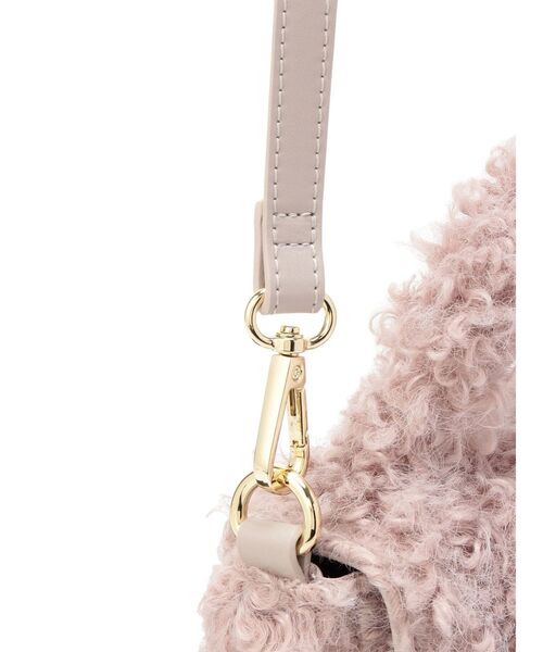 MERCURYDUO(マーキュリーデュオ)の「プードルファーバッグ(ハンドバッグ・レディース・オフホワイト/ピンク・FREE)」の9枚目の写真