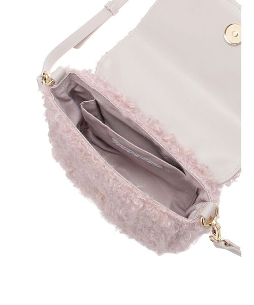 MERCURYDUO(マーキュリーデュオ)の「プードルファーバッグ(ハンドバッグ・レディース・オフホワイト/ピンク・FREE)」の8枚目の写真