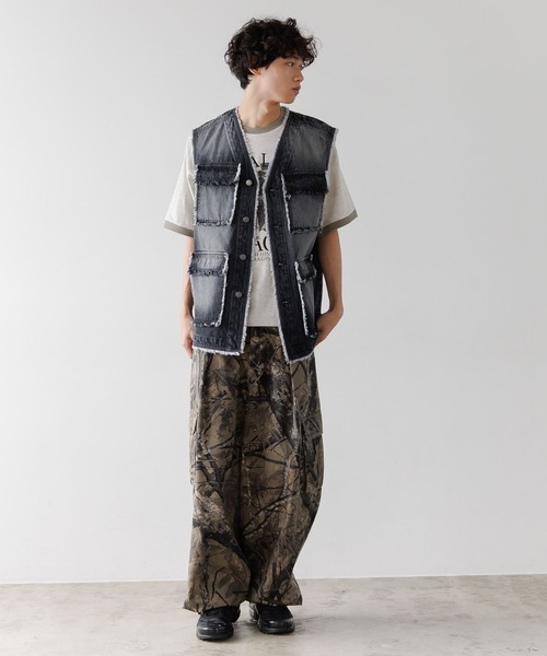 PBLIM（ページボーイリム）の「《UNISEX》アソートフリンジベスト（その他アウター・レディース・ブラック/カーキ/レオパード・FREE）」の11枚目の写真