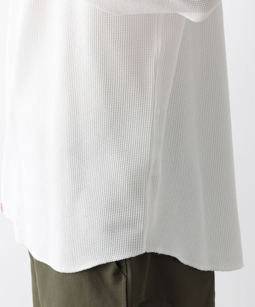FOUND GOOD（ファウンドグッド）の「ワッフルヘンリーネックT（Tシャツ/カットソー・メンズ・ホワイト系1/グレー系5/ブラック・XL/L/M）」の21枚目の写真