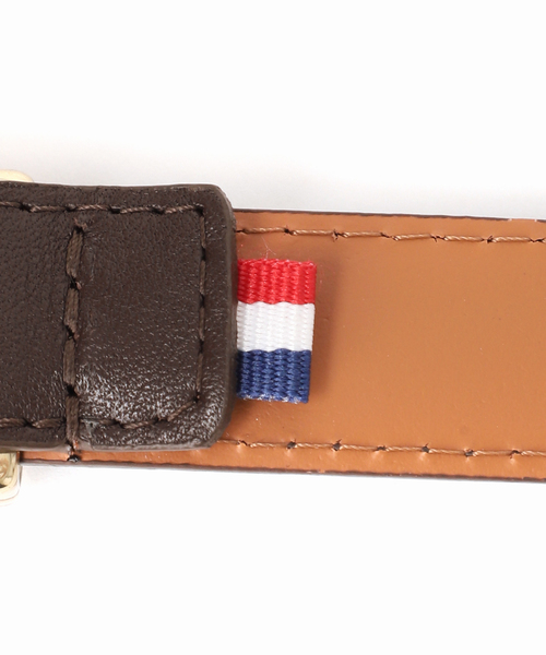 MAISON BOINET（メゾンボワネ）の「MAISON BOINET/メゾンボネット ゴールドバックルベルト（ベルト・レディース・ブラウン・80）」の8枚目の写真