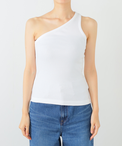 AGOLDE(エーゴールドイー)の「【AGOLDE / エーゴールドイー】VERICA ONE SHOULDER(Tシャツ/カットソー・レディース・ホワイト・FREE)」の11枚目の写真