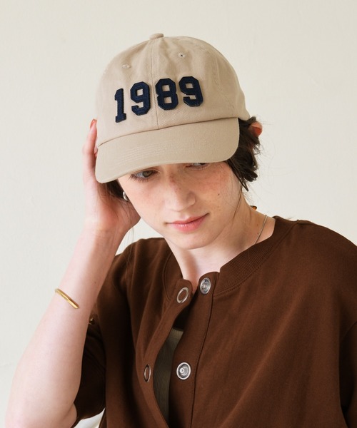 GEORGE'S(ジョージズ)の「ロゴCAP(キャップ・レディース・オフホワイト/マスタード/ネイビー/ベージュ/ホワイト系その他・FREE)」の3枚目の写真