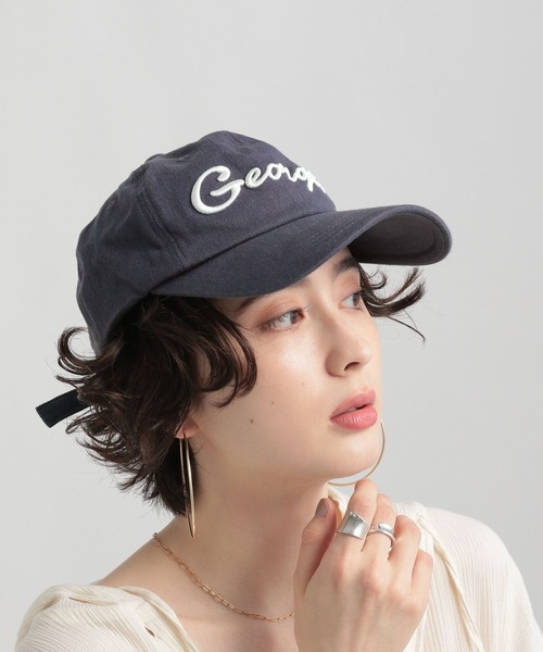 GEORGE'S(ジョージズ)の「ロゴCAP(キャップ・メンズ・オフホワイト/マスタード/ネイビー・FREE)」の3枚目の写真