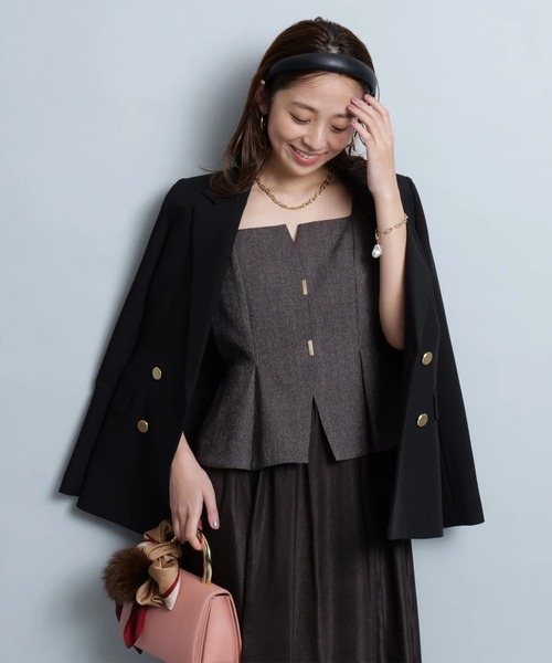 JUSGLITTY〈25SS〉ベーシックテーラージャケット 紺Sサイズ ベーシックテーラードジャケット | ジャケット | JUSGLITTY