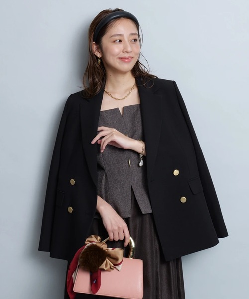 JUSGLITTY〈25SS〉ベーシックテーラージャケット 紺Sサイズ ベーシックテーラードジャケット（その他アウター）｜JUSGLITTY