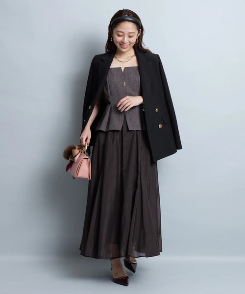 JUSGLITTY〈25SS〉ベーシックテーラージャケット 紺Sサイズ JUSGLITTY〈25SS〉ベーシックテーラージャケット 紺Sサイズ