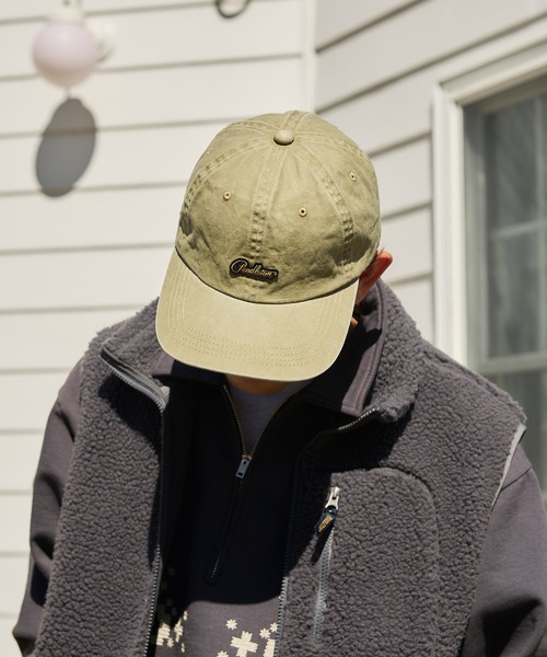PENDLETON(ペンドルトン)の「PENDLETON/ペンドルトン ピグメント ロゴワッペンキャップ(キャップ・メンズ・ブラウン/パープル/ベージュ・FREE)」の7枚目の写真