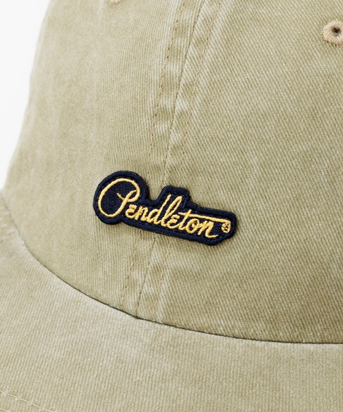 PENDLETON(ペンドルトン)の「PENDLETON/ペンドルトン ピグメント ロゴワッペンキャップ(キャップ・メンズ・ブラウン/パープル/ベージュ・FREE)」の9枚目の写真