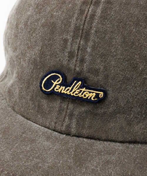 PENDLETON(ペンドルトン)の「PENDLETON/ペンドルトン ピグメント ロゴワッペンキャップ(キャップ・メンズ・ブラウン/パープル/ベージュ・FREE)」の4枚目の写真