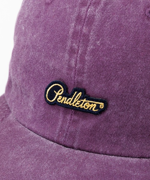 PENDLETON(ペンドルトン)の「PENDLETON/ペンドルトン ピグメント ロゴワッペンキャップ(キャップ・メンズ・ブラウン/パープル/ベージュ・FREE)」の12枚目の写真