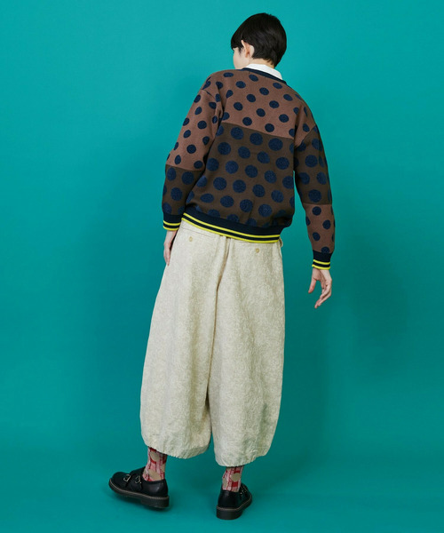 FRAPBOIS（フラボア）の「ドッツーニット カーディガン（ニット/セーター・レディース・ブラック系その他/ブラウン系その他・1/2）」の10枚目の写真