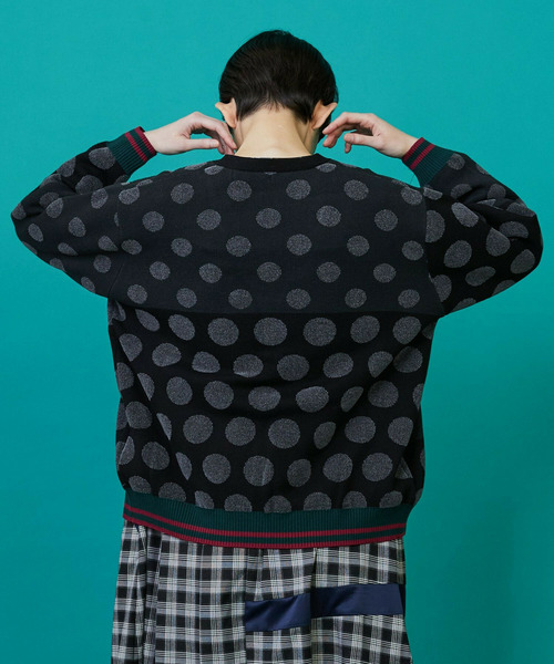 FRAPBOIS（フラボア）の「ドッツーニット カーディガン（ニット/セーター・レディース・ブラック系その他/ブラウン系その他・1/2）」の13枚目の写真