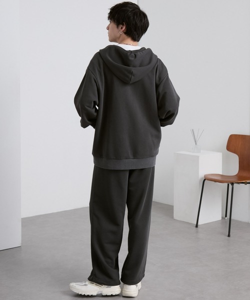 PENNEYS（ぺニーズ）の「PENNEYS/ペニーズ 別注 THE FOX ロゴ ワンポイント刺繍 ヴィンテージライク ヘビーウェイト ジップパーカー【セットアップ対応】（パーカー・メンズ・ブラウン/ブラック/グレー/カーキ/ネイビー・S/L/M）」の14枚目の写真