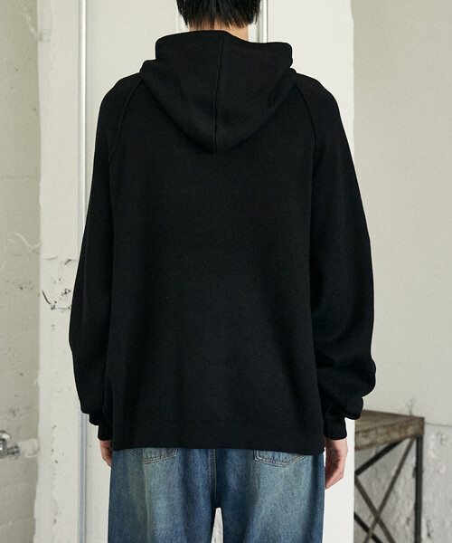 セール】KNIT FULL-ZIP HOODIE/ニットフルジップフーディー/UMBRO別注