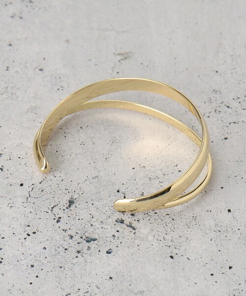 THE SHOP TK （ザ ショップ ティーケー ）の「ダブルラインバングル（ブレスレット・レディース・シルバー/ゴールド・00）」の4枚目の写真