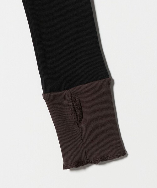 TO UNITED ARROWS（トゥーユナイテッドアローズ）の「＜TO UNITED ARROWS＞リブ ロングスリーブ カットソー（Tシャツ/カットソー・レディース・オフホワイト/ブラック/ダークブラウン・FREE）」の13枚目の写真