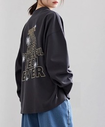 スターウォーズ　長袖Tシャツ STARWARS スターウォーズ Tシャツ メンズ ロンT 長袖 ネイビー