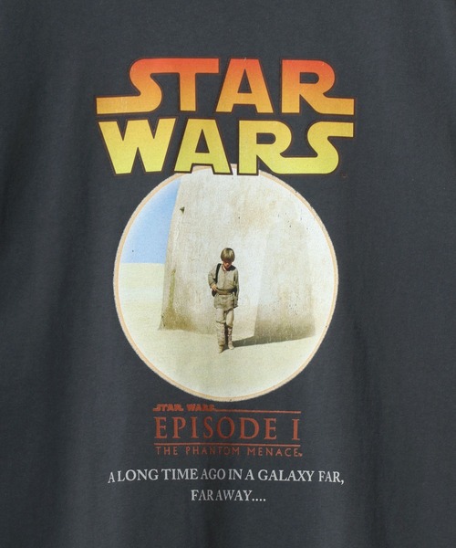 STAR WARS（スターウォーズ）の「Disney/ディズニー STAR WARS/スターウォーズ オーバーサイズ ピグメント風 ヴィンテージ加工 ポスターアート ロングスリーブTシャツ/ロンT/レディース メンズ（Tシャツ/カットソー・レディース・ブラック系その他2/ブラック系その他・LL/L/M）」の10枚目の写真