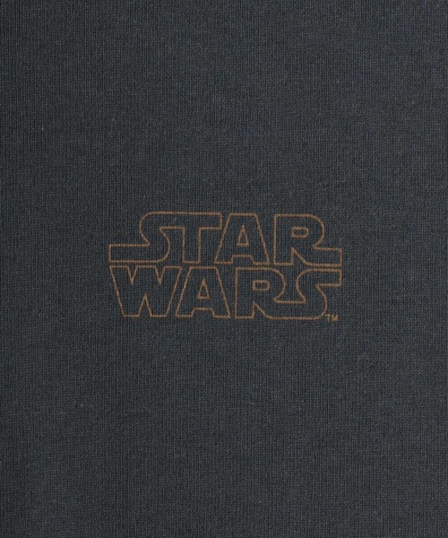 STAR WARS（スターウォーズ）の「Disney/ディズニー STAR WARS/スターウォーズ オーバーサイズ ピグメント風 ヴィンテージ加工 ポスターアート ロングスリーブTシャツ/ロンT/レディース メンズ（Tシャツ/カットソー・レディース・ブラック系その他2/ブラック系その他・LL/L/M）」の11枚目の写真