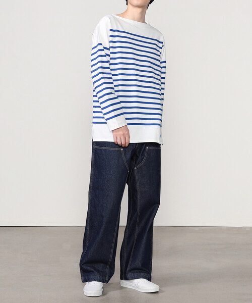 ORCIVAL（オーシバル）の「ORCIVAL | デニム ダブルニーイージーパンツ MEN（デニムパンツ・メンズ・インディゴブルー・5/4）」の12枚目の写真