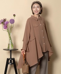 RESPEC（リスペック）の「ペプラムフレアー ロングブラウス（シャツ/ブラウス）」