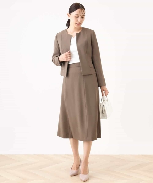 OFUON le MK（オフオンルエムケー）の「【2025AW】ハートネックコットンカットソー/洗える/WEB限定サイズあり（Tシャツ/カットソー・レディース・ホワイト/ブルー系その他・36/38）」の20枚目の写真