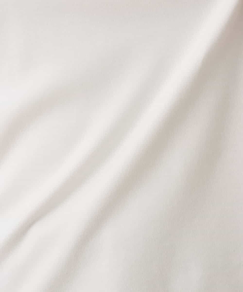 OFUON le MK（オフオンルエムケー）の「【2025AW】ハートネックコットンカットソー/洗える/WEB限定サイズあり（Tシャツ/カットソー・レディース・ホワイト/ブルー系その他・36/38）」の8枚目の写真