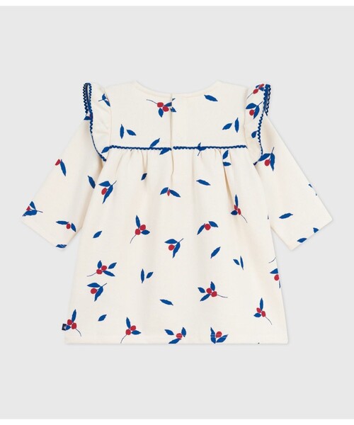 PETIT BATEAU（プチバトー）の「ワンピース（ワンピース・キッズ・ホワイト系その他・18MONTH/12MONTH/36MONTH）」の2枚目の写真