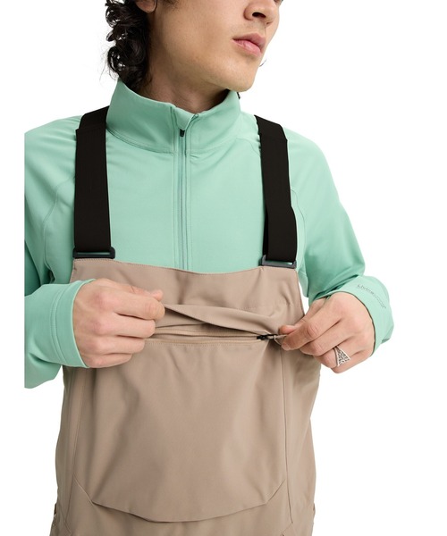 BURTON（バートン）の「Burton Reserve 2L ビブパンツ（その他パンツ・メンズ・ブラック/ナチュラル・M/L/S）」の17枚目の写真