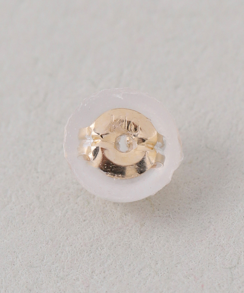 Lilas（リラ）の「6mmパール*ホワイトトパーズピアス K10（両耳）（ピアス（両耳用）・レディース・ゴールド・FREE）」の13枚目の写真