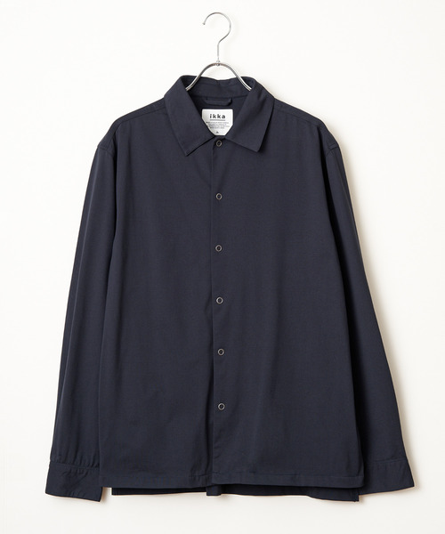 ikka(イッカ)の「GOKU楽AIRシャウター(シャツ/ブラウス・メンズ・ネイビー/スモークグレー・M/L/XL/S)」の17枚目の写真