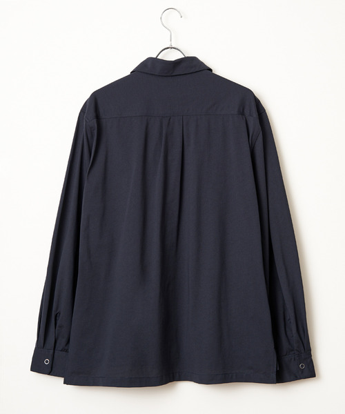 ikka(イッカ)の「GOKU楽AIRシャウター(シャツ/ブラウス・メンズ・ネイビー/スモークグレー・M/L/XL/S)」の20枚目の写真