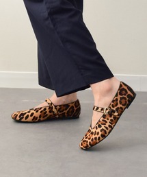 FABIO RUSCONI◆フラットパンプス ストラップ◆ファビオルスコーニ ファビオルスコーニ FABIO RUSCONI スクエアトウワンストラップ