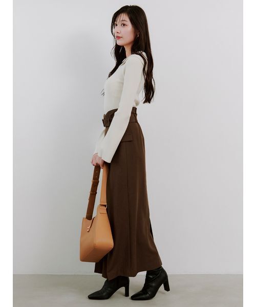 オフショル衿ニットプルオーバー（ニット/セーター）｜SNIDEL