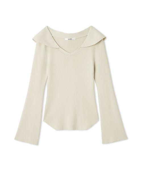 オフショル衿ニットプルオーバー（ニット/セーター）｜SNIDEL