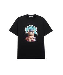 MSGM KIDS（エムエスジーエムキッズ）の「MSGM KIDS CAT グラフィック Tシャツ（Tシャツ/カットソー）」