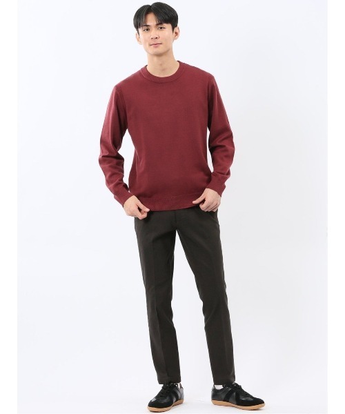 TAKA-Q（タカキュー）の「【裏起毛 ストレッチ】タカキュー トラウザーパンツ ピンヘッド（チノパンツ・メンズ・ネイビー/ダークウッド・2S/3L/X-LARGE/S/LARGE/MEDIUM）」の12枚目の写真