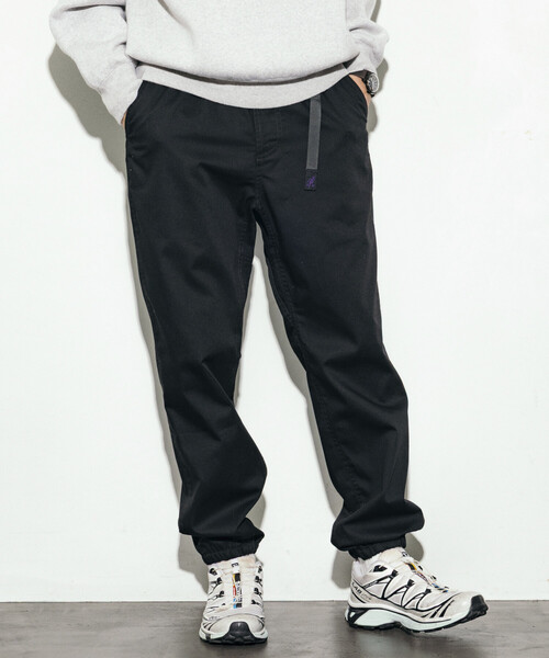 Gramicci（グラミチ）の「GRAMICCI/グラミチ 別注T/C TWILL JOGGER PANTS（その他パンツ・メンズ・チャコールグレー/ベージュ/ブラック・MEDIUM/LARGE/SMALL）」の2枚目の写真
