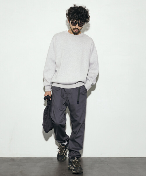 Gramicci（グラミチ）の「GRAMICCI/グラミチ 別注T/C TWILL JOGGER PANTS（その他パンツ・メンズ・チャコールグレー/ベージュ/ブラック・MEDIUM/LARGE/SMALL）」の10枚目の写真